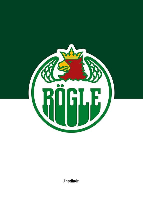 Rögle BK Logo Grön & Vit-12