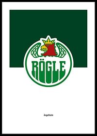 Rögle BK Logo Grön & Vit-0