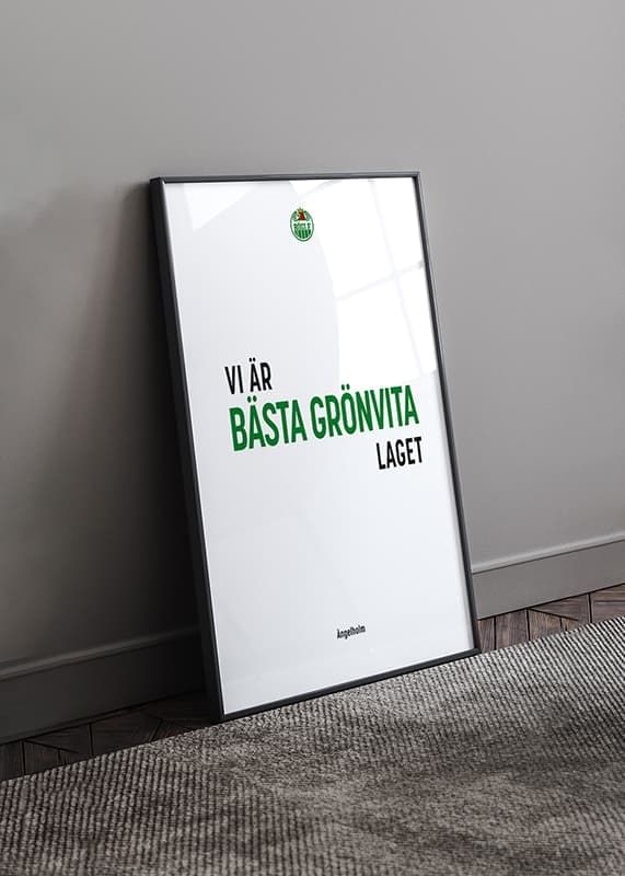 Poster Rögle BK Bästa Grönvita Laget No1 crossfade