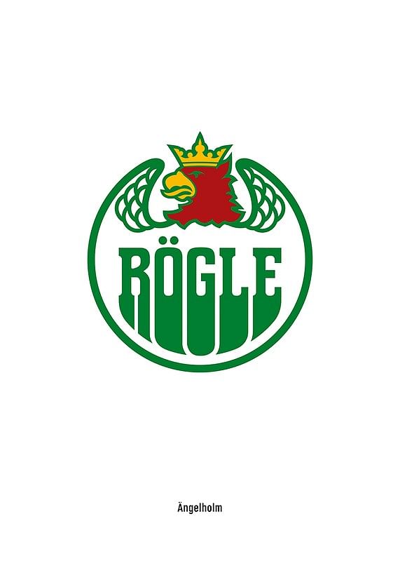 Rögle BK Logo Vit-12