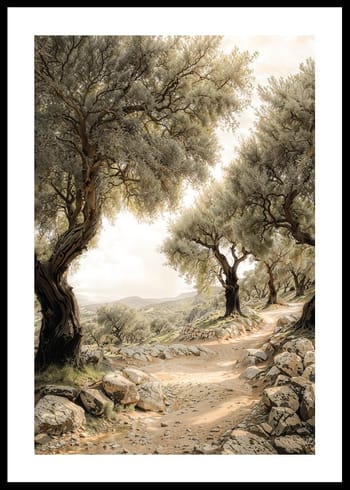 Poster Mediterranean Path