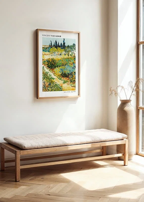 Poster Garden At Arles By Vincent Van Gogh crossfade
