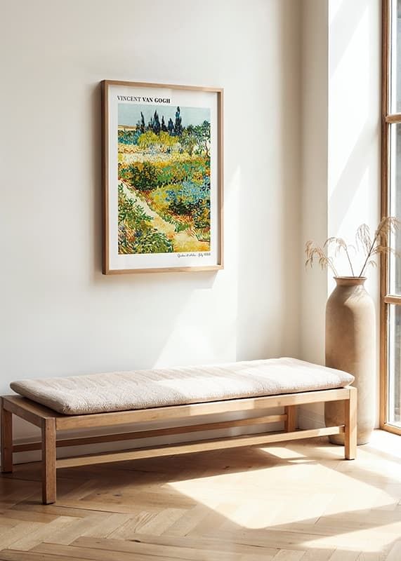 Póster Garden At Arles By Vincent Van Gogh crossfade