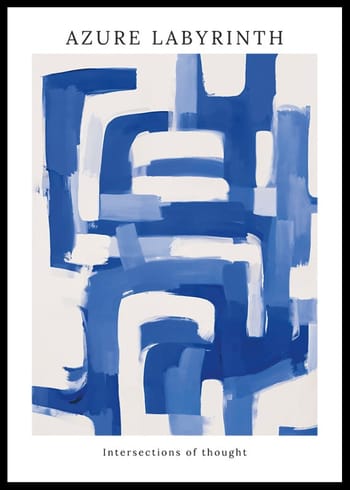 Poster Azure Labyrinth