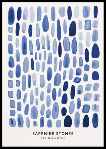 Poster Sapphire Stones