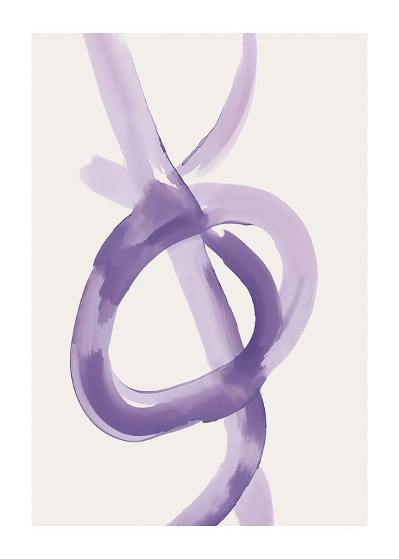 Plagát Purple Vortex