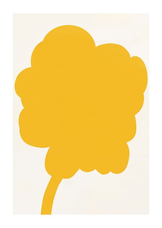 Plagát Mellow Yellow Thoughts