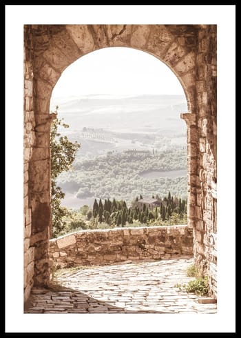 Plakat Tuscan Archway
