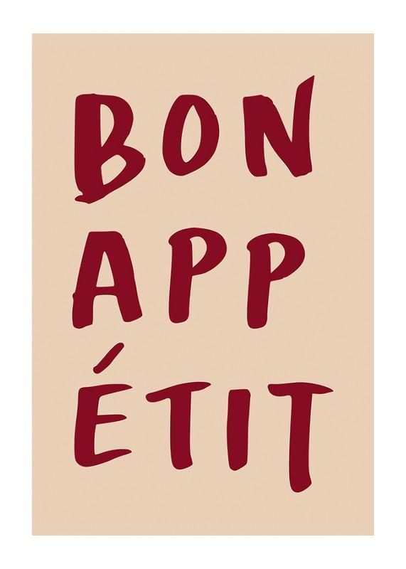Plagát Bon Appétit No2