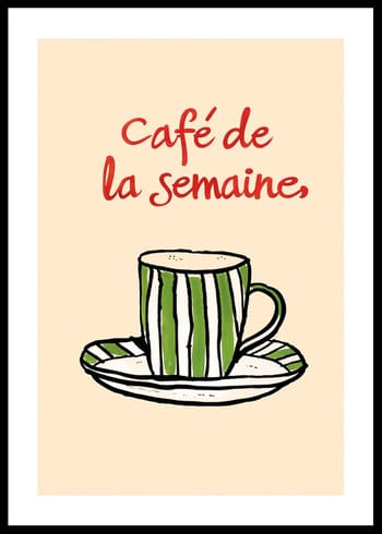 Poster Café De La Semaine