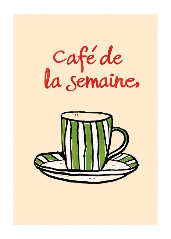 Plagát Café De La Semaine