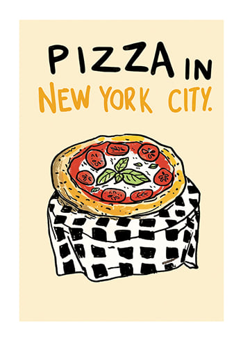 Affiche Pizza In New York