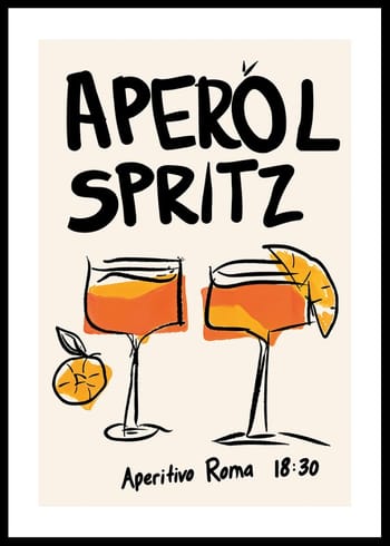 Poster Aperol Spritz Aperitivo Roma