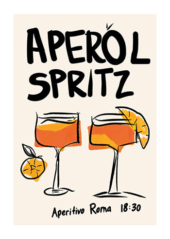 Plakat Aperol Spritz Aperitivo Roma