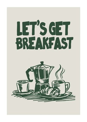 Plakatas Let's Get Breakfast