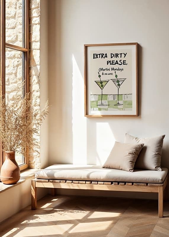 Poster Martini Mondays Extra Dirty crossfade