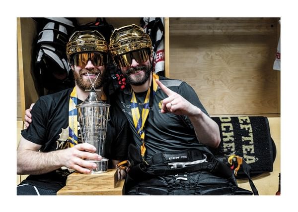 Poster Oscar Lindberg Och Gustaf Lindvall Skellefteå AIK