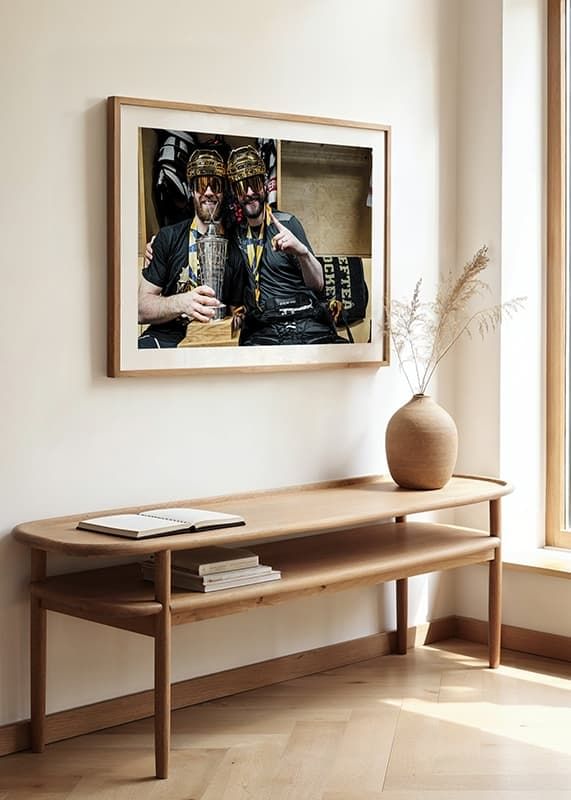 Poster Oscar Lindberg Och Gustaf Lindvall Skellefteå AIK crossfade