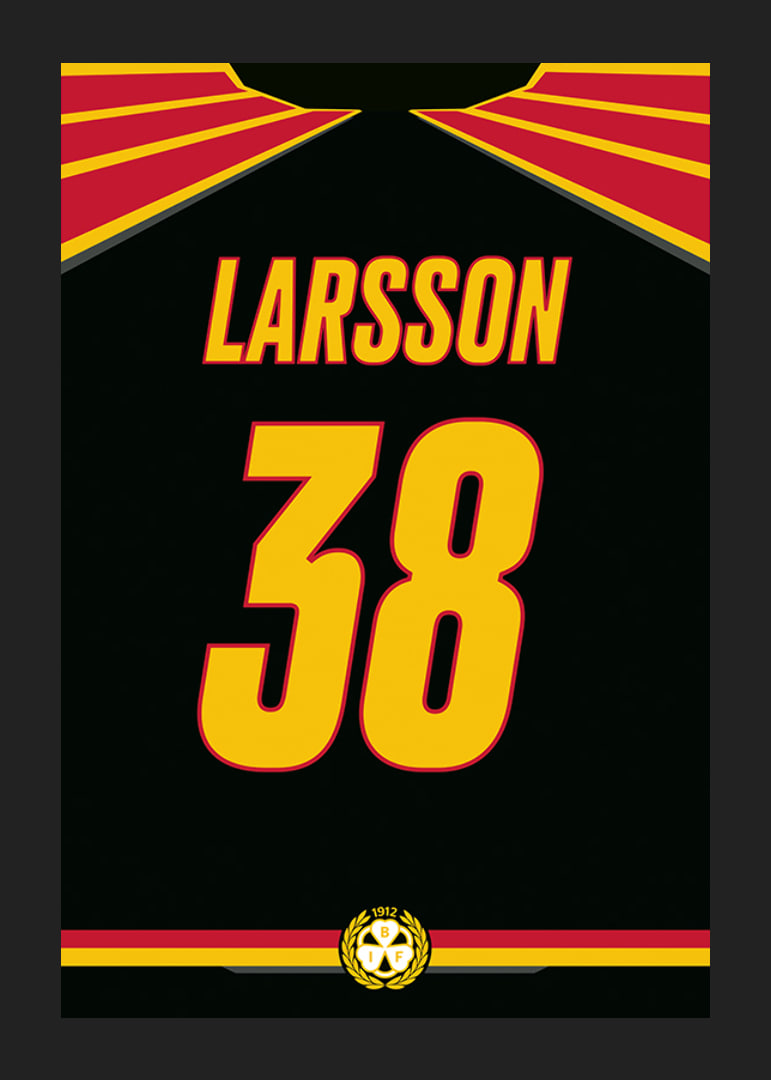 Brynäs IF Legendar #38 Larsson-12