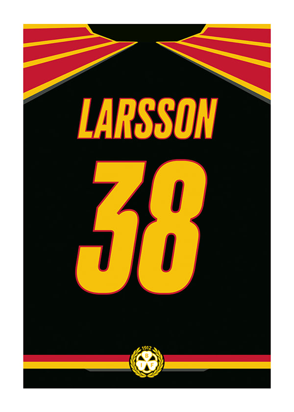 Poster Brynäs IF Legendar #38 Larsson