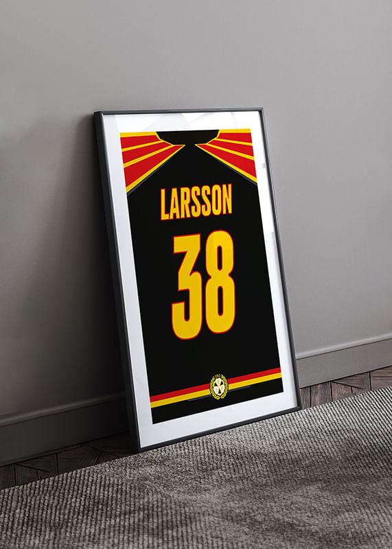 Poster Brynäs IF Legendar #38 Larsson crossfade