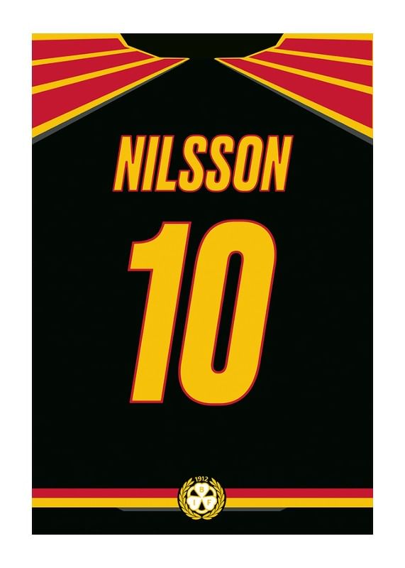Poster Brynäs IF Legendar #10 Nilsson