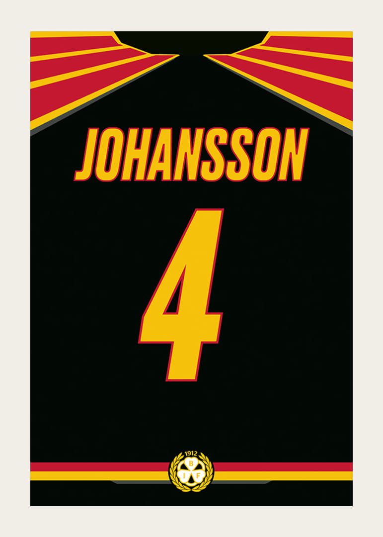 Brynäs IF Legendar #4 Johansson-12
