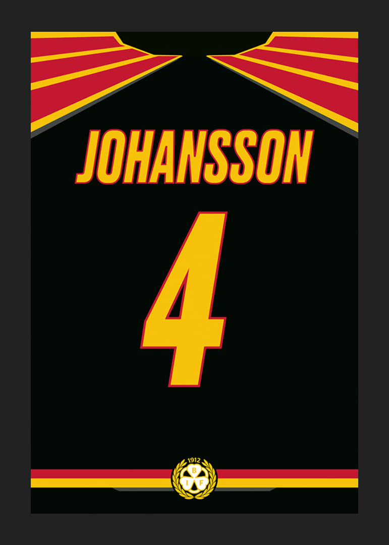 Brynäs IF Legendar #4 Johansson-12