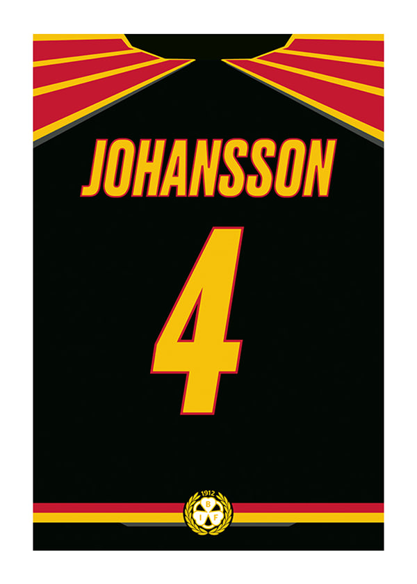 Poster Brynäs IF Legendar #4 Johansson