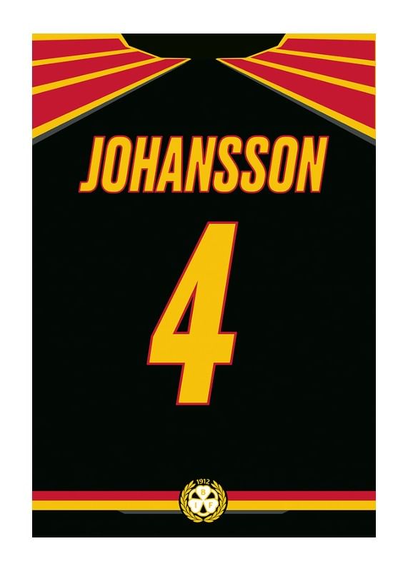 Poster Brynäs IF Legendar #4 Johansson