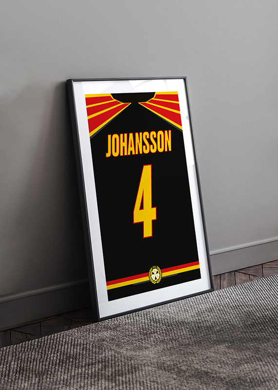 Poster Brynäs IF Legendar #4 Johansson crossfade