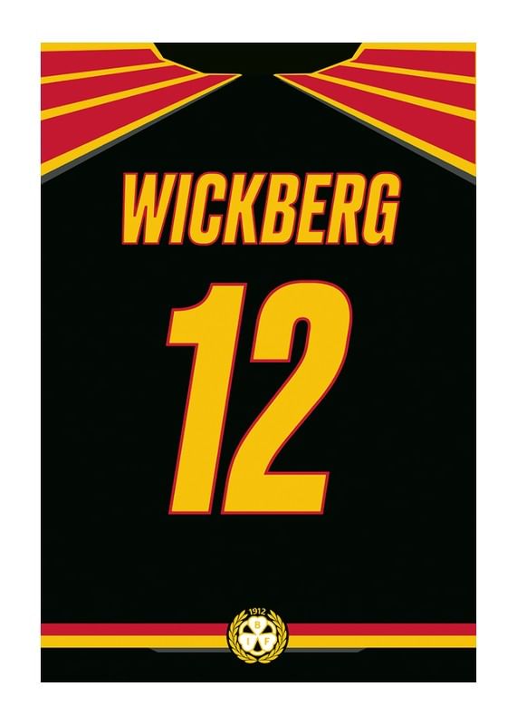 Poster Brynäs IF Legendar #12 Wickberg