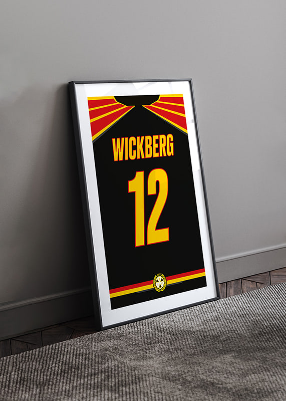 Poster Brynäs IF Legendar #12 Wickberg crossfade