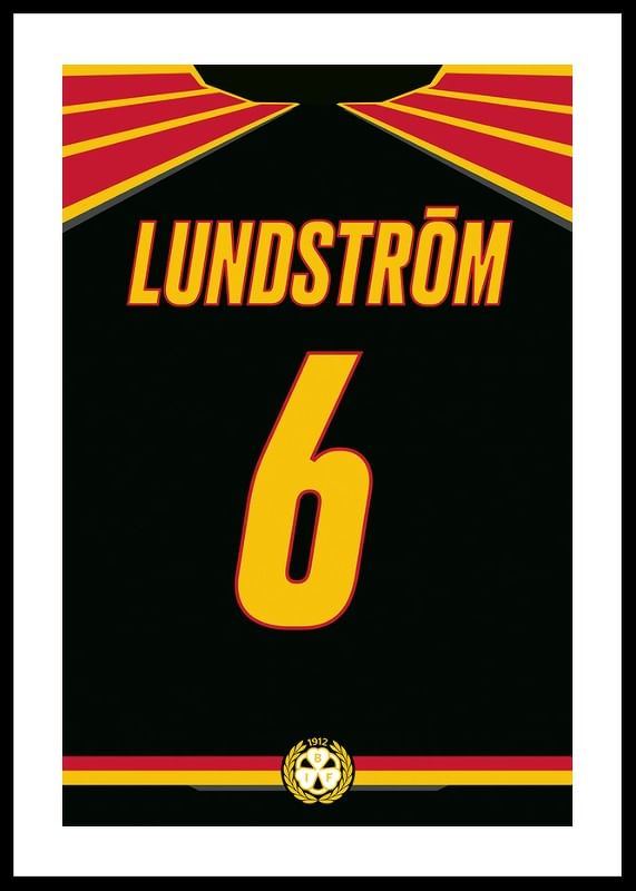 Poster Brynäs IF Legendar #6 Lundström