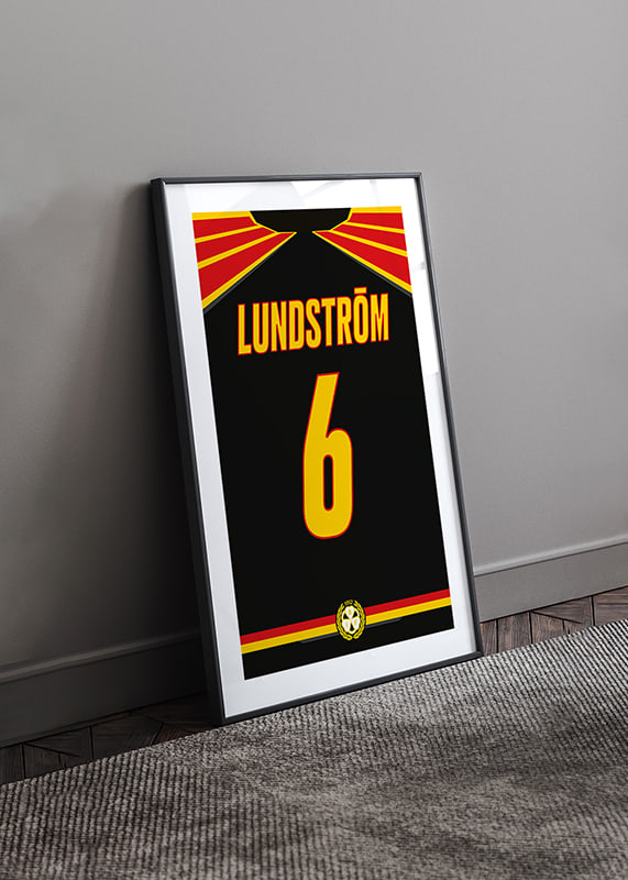 Poster Brynäs IF Legendar #6 Lundström crossfade