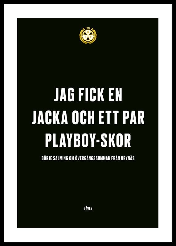 Poster Jacka Och Playboy Brynäs IF