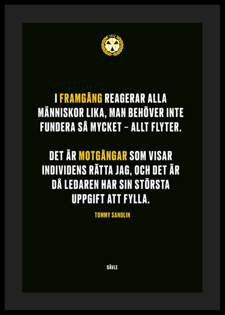 Det Är Motgångar Som Visar Individens Rätta Jag Brynäs IF-12