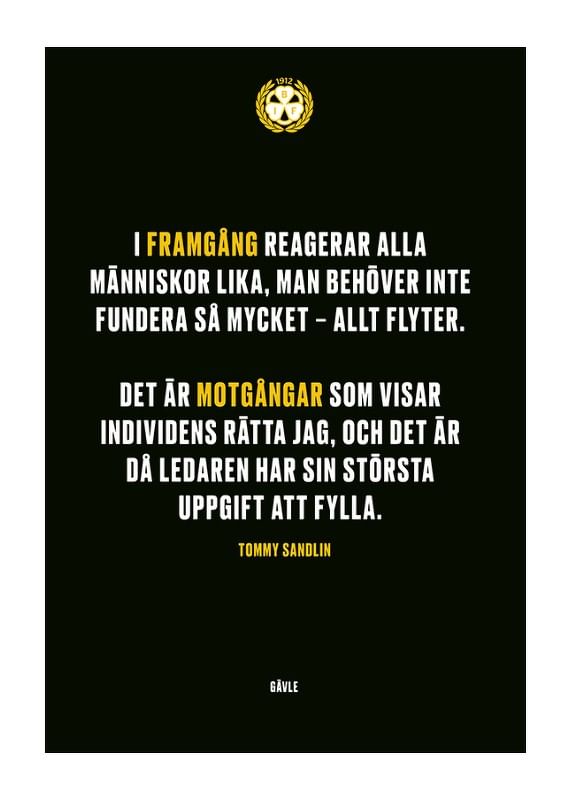Det Är Motgångar Som Visar Individens Rätta Jag Brynäs IF-12