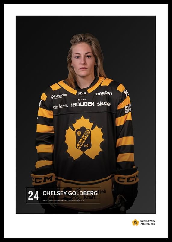 Poster Chelsey Goldberg #24 Skellefteå AIK 2023/2024
