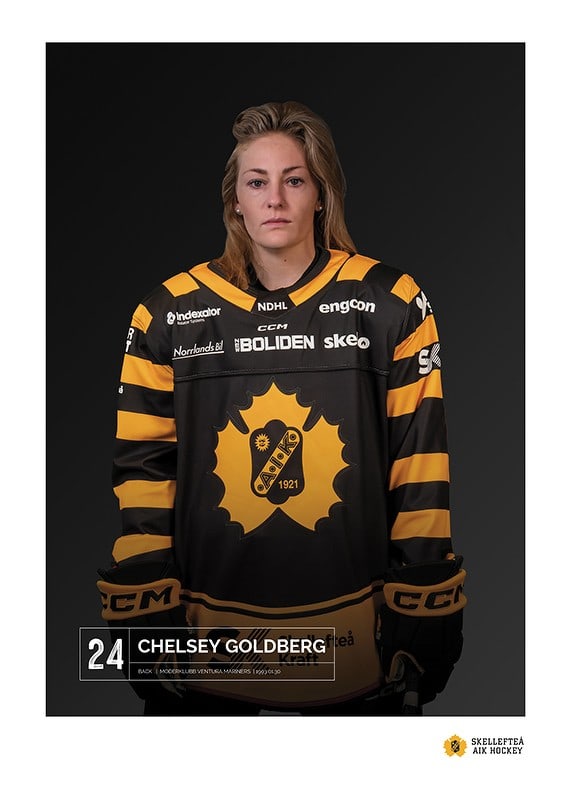 Poster Chelsey Goldberg #24 Skellefteå AIK 2023/2024