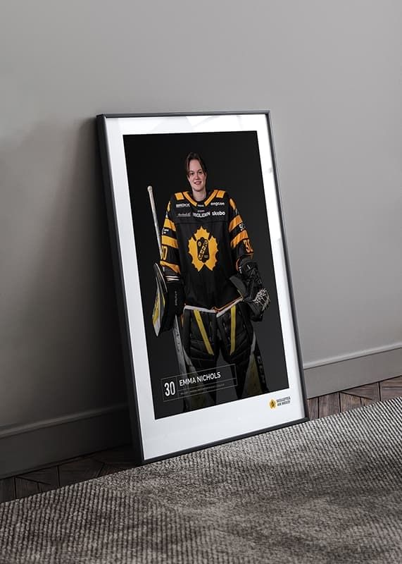 Poster Emma Nichols #30 Skellefteå AIK 2023/2024 crossfade