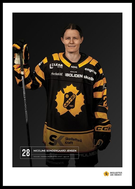 Nicoline Sondergaard Jensen #28 Skellefteå AIK 2023/2024-12