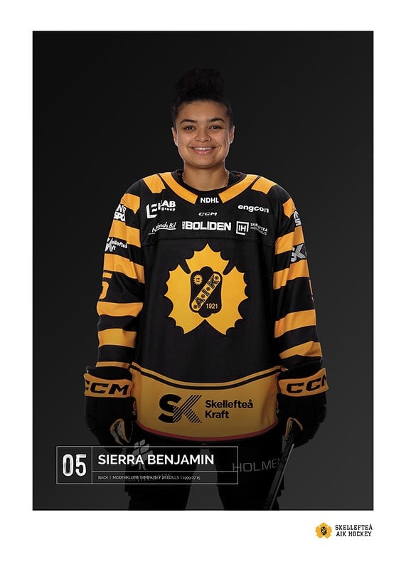 Poster Sierra Benjamin #05 Skellefteå AIK 2023/2024