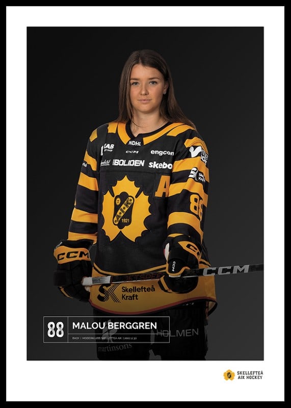 Malou Berggren #88 Skellefteå AIK 2023/2024-12