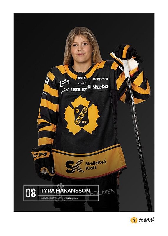 Poster Tyra Håkansson #08 Skellefteå AIK 2023/2024