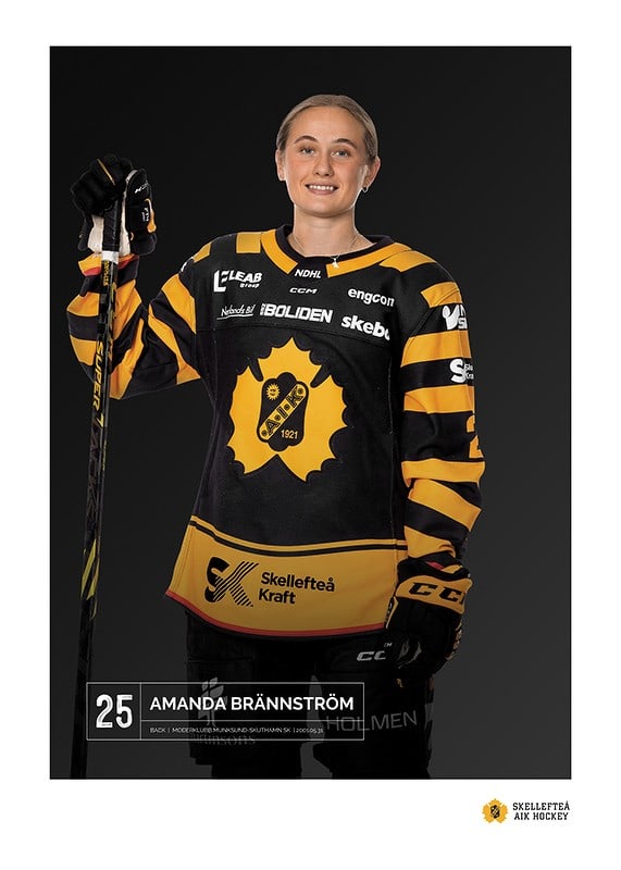 Amanda Brännström #25 Skellefteå AIK 2023/2024-12