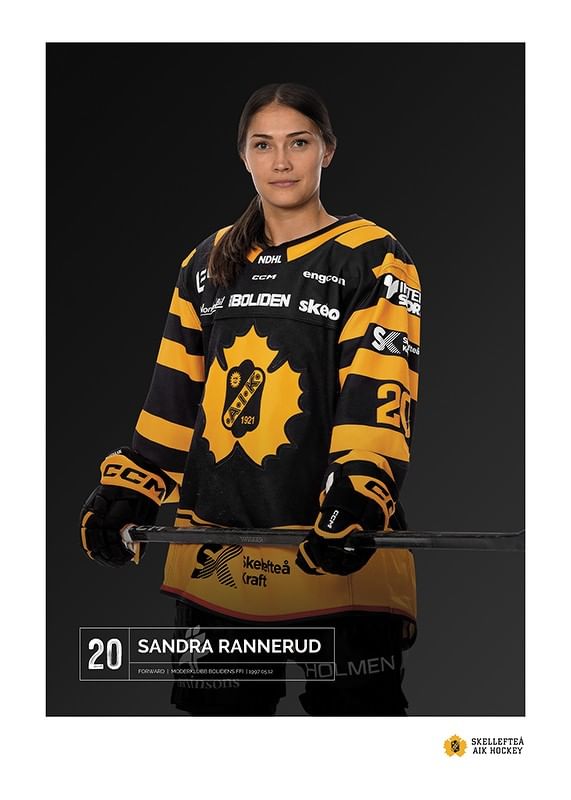 Poster Sandra Rannerud #20 Skellefteå AIK 2023/2024