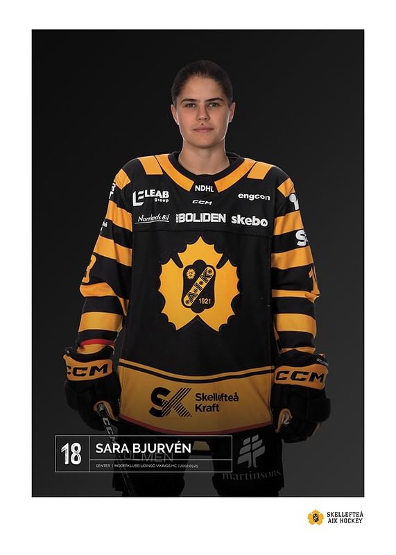 Sara Bjurvén #18 Skellefteå AIK 2023/2024-12