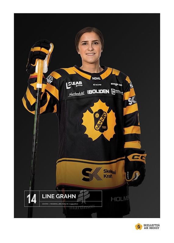 Poster Lina Grahn #14 Skellefteå AIK 2023/2024