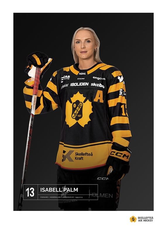 Poster Isabell Palm #13 Skellefteå AIK 2023/2024